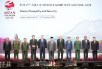 Menteri Pertahanan RI Prabowo Subianto secara resmi membuka penyelenggaraan the 17th ASEAN Defence Ministers’ Meeting (ADMM) yang digelar di Jakarta Convention Center (JCC). (Dok. Tim Media Prabowo Subianto)  