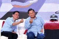 Calon Presiden, Prabowo Subianto bersama Calon Wakil Presiden, Gibran Rakabuming. (Facebook.com/@Prabowo Subianto)
