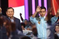 Pasangan Calon Presiden, Prabowo Subianto bersama Calon Wakil Presiden, Gibran Rakabuming. (Facebook.com/@Prabowo Subianto)  