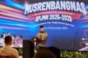 Presiden RI Prabowo Subianto saat berpidato di Musyawarah Perencanaan Pembangunan Nasional (Musrembangnas). (Dok. Tim Media Prabowo)