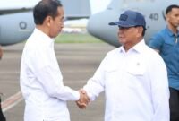 Pesiden  Prabowo Subianto bersama Mantan Presiden Joko Widodo . (Facebook.com @Prabowo Subianto)