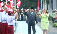 3.000 Pelajar Sambut Presiden Peru di Jakarta
